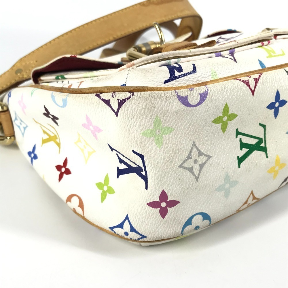 LOUIS VUITTON Multicolor Lodge Bag Crossbody Shoulder Blanc White - Picture 6 of 15